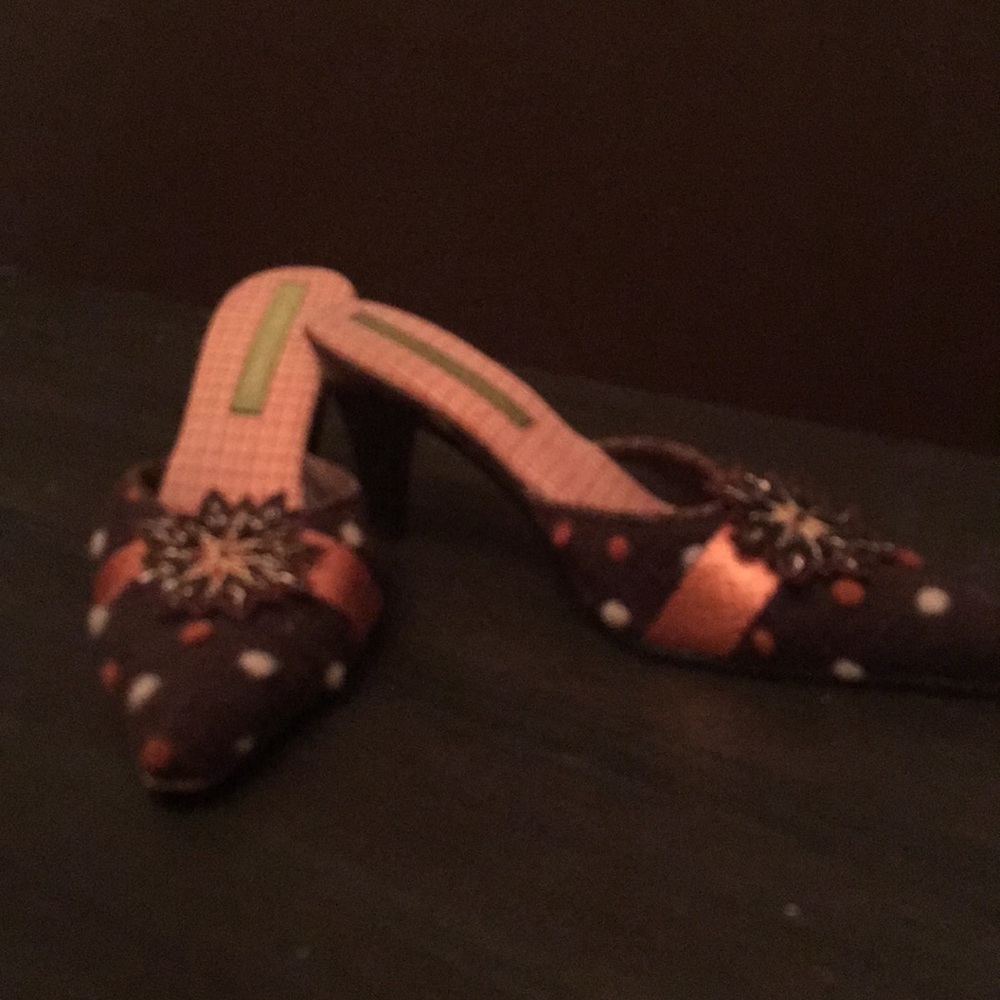 Ladies fashion mules, slightly worn